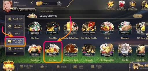 Luật chơi game Bài cào sảnh chiến thắng cfun68