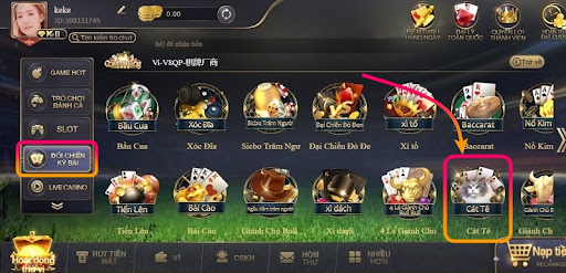 Luật chơi Game bài Cát tê sảnh chiến thắng