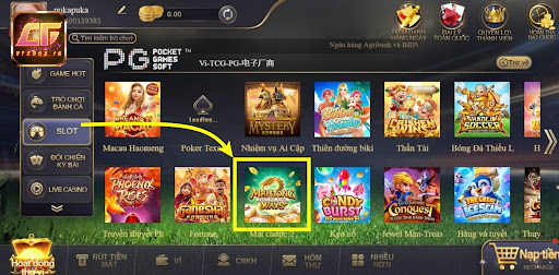 Kéo danh sách game, chọn vào “Mạt chược 2”