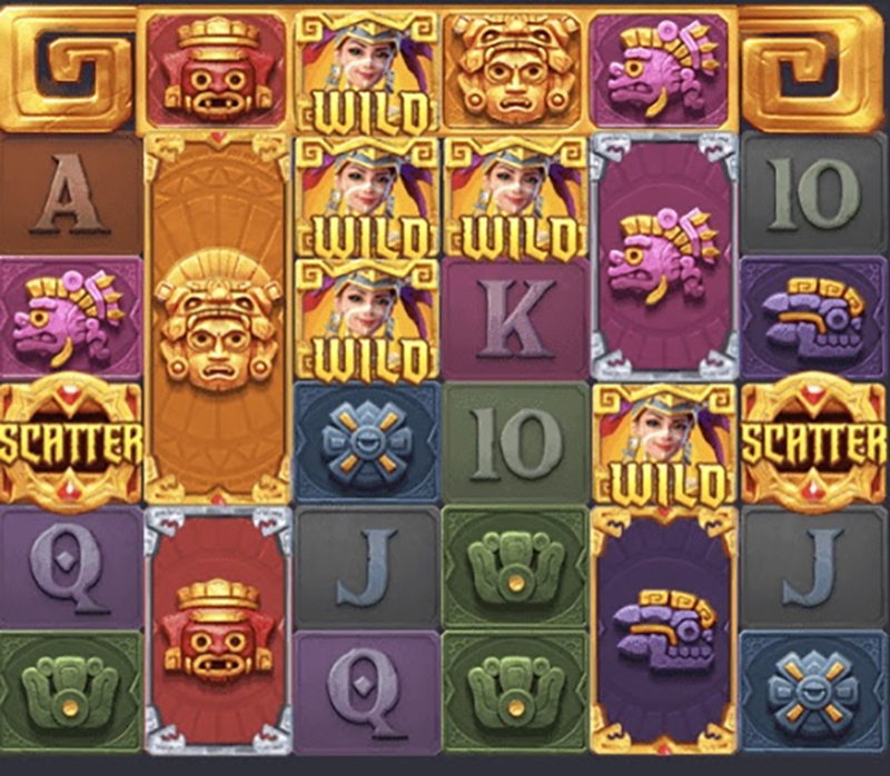 Wild hiện hoạt trong game slot Săn tìm kho báu CFUN68