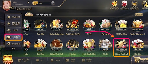 Luật chơi Game giành chủ bull sảnh chiến thắng