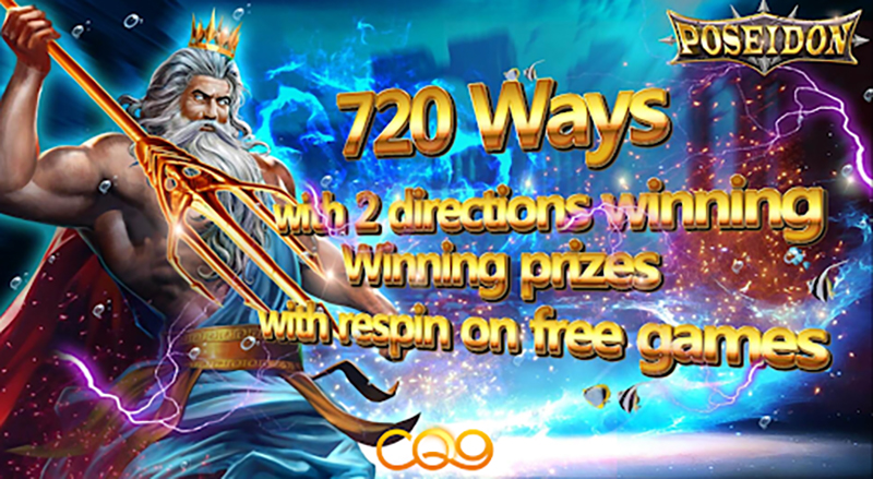 Giao diện trang chủ của game Poseidon huyền thoại CFUN68