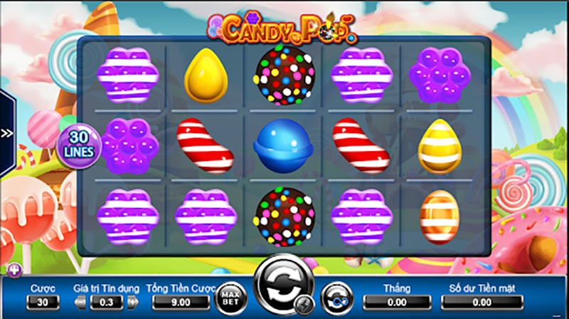 Hướng dẫn cách chơi Candy Pop Cfun68