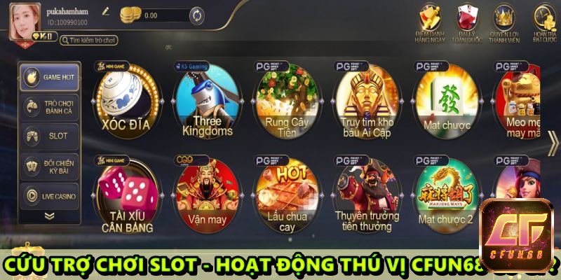 cứu trợ chơi slot