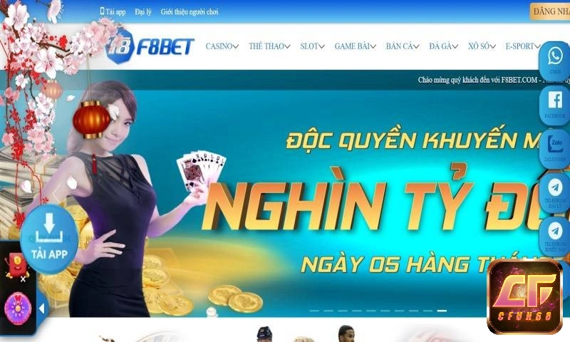 F8bet - Nhà cái dày dặn kinh nghiệm trong ngành cá cược