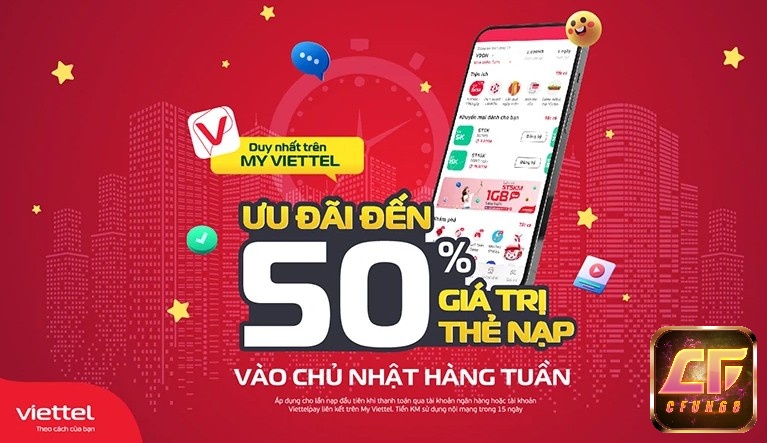 khuyến mãi nạp thẻ viettel 2022