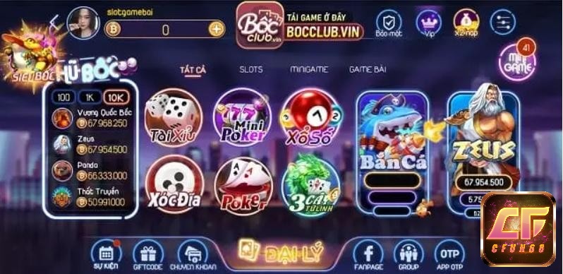 Cổng game boc68 luôn mang đến những bất ngờ khiến bao anh em phải kinh ngạc 