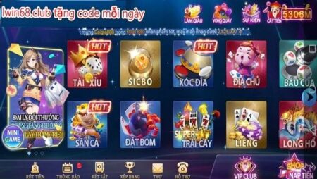 Iwin68 club- Cổng game đổi thưởng hấp dẫn hot nhất 2022