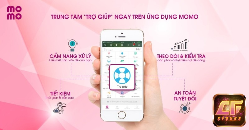 Người dùng có thể liên hệ Trung tâm trợ giúp trên ứng dụng Momo