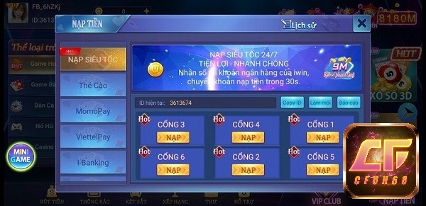 Cach nap Iwin bằng tin nhắn