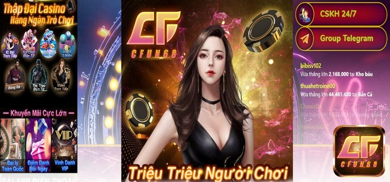 Tải game online tại cfun68 yên tâm về chất lượng