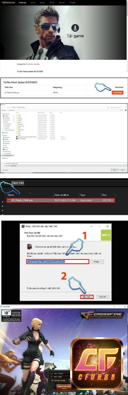 Các bước tải CF qua Patch