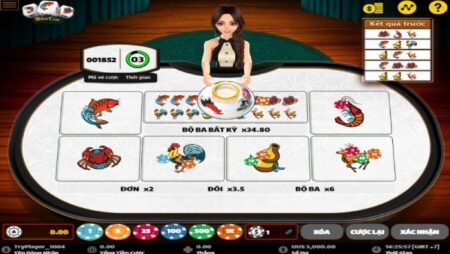 Lắc bầu cua trên mang dễ trúng lớn tại cổng game Cfun68