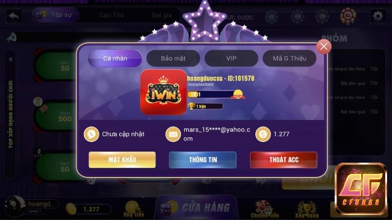 Ưu điểm của game bài đổi thưởng iwin online