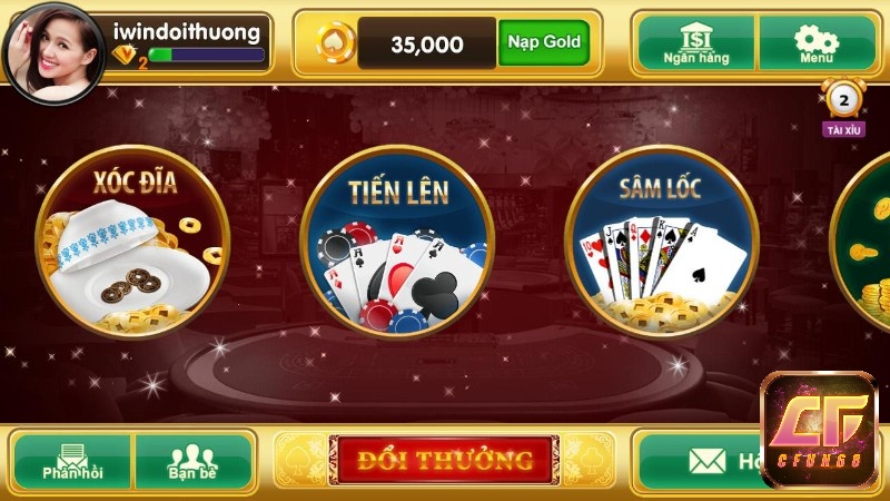 Những cổng game uy tín chơi bài trực tuyến