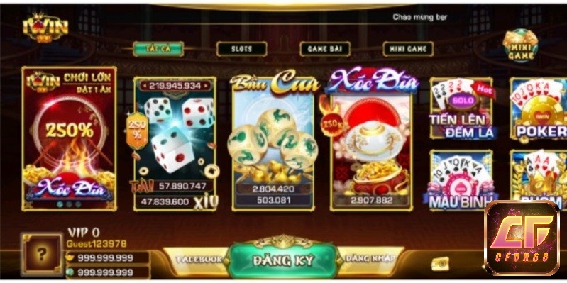 Kho game của iwin club app