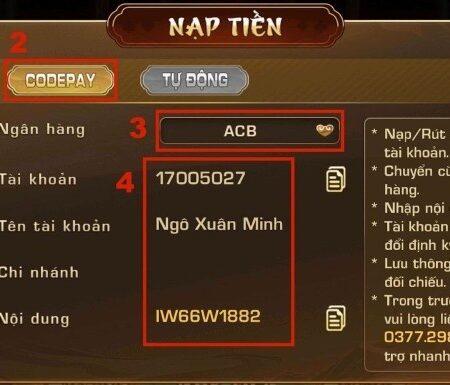 Nap tien iwin mien phi nhanh nhất cùng cfun68 tại đây