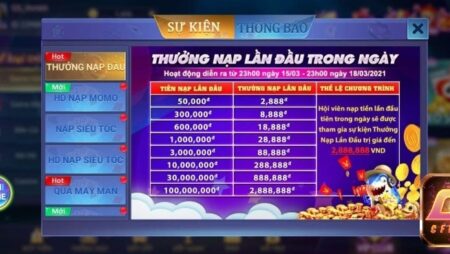 Su kien iwin – Cập nhật khuyến mãi ưu đãi cùng cfun68