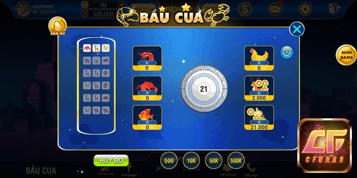 Quy định luật cơ bản game bau cua 