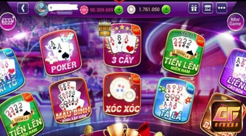 Sảnh cá cược game bài cực hot tại đại gia game bài tip club