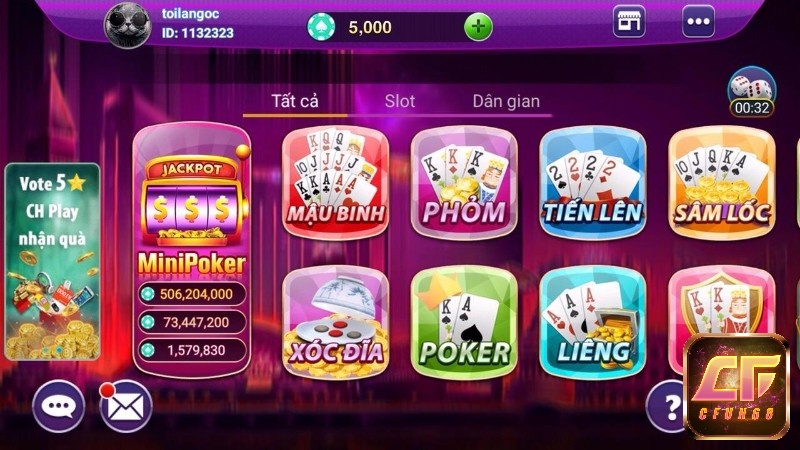 Top game bai doi thuong thu hút nhất hiện nay