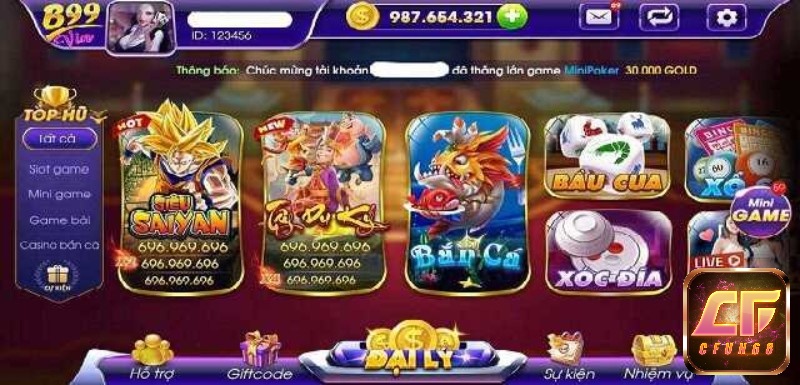 Đánh giá cổng game bai B99.