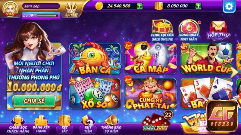 88Club sở hữu hơn 50 tựa game hấp dẫn, đẳng cấp