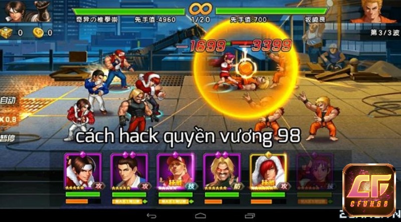 Chỉ hack game Quyền Vương 98 khi đã hiểu cách chơi