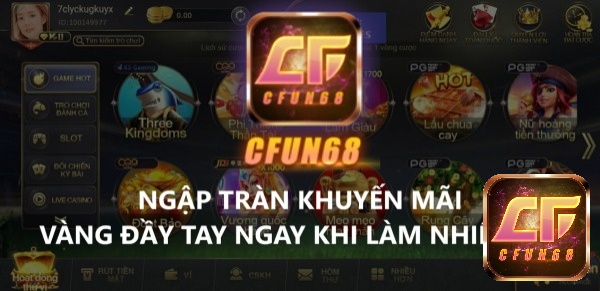 Các tỷ lệ hoàn trả tiền nạp game thông thường, được áp dụng tại nhà cái Cfun68