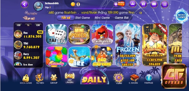 Một số những game tại sumvip