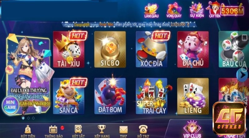 Kho tàng game đồ sộ có một không hai tại Ai win