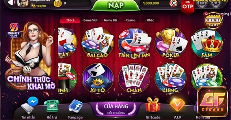 Trải nghiệm chơi game đổi thưởng uy tín tại cfun68