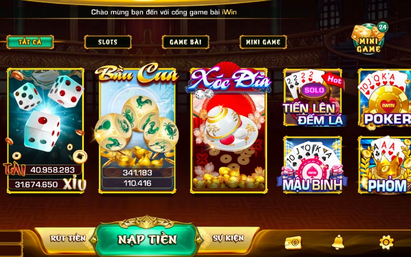 Game bai iWin – Lựa chọn số 1 của các cao thủ cá cược