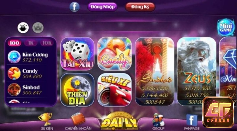 Các game cược đỉnh cao có tại sân chơi Nổ hũ vip club