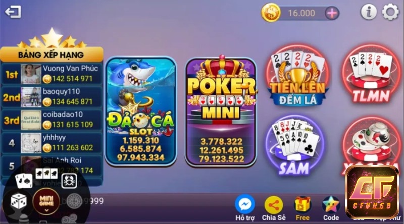 Game bài là game được yêu thích nhất tại Nổ hũ vip club