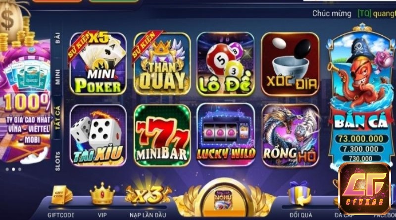 Những game hot nhất và đình đám nhất tại web game Nohu.Club apk