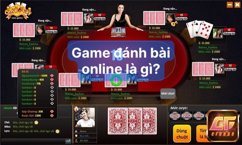 Game đánh bài online là gì?