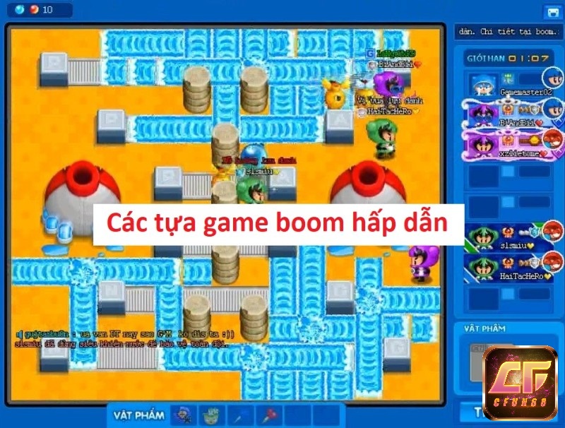 Các tựa game choi tha bom đình đám