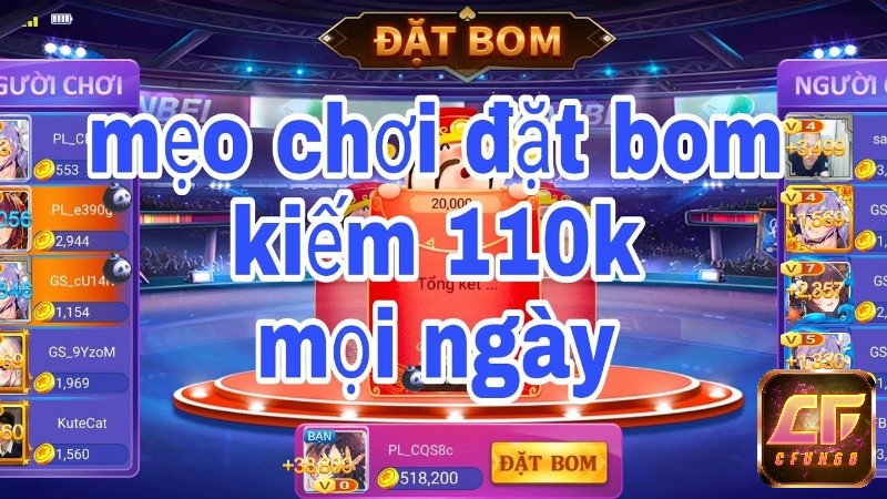 Mẹo chơi game đặt bom cfun68 hay