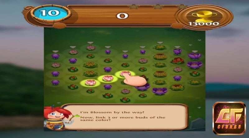 Game hoa hong Blossom Blast Saga có cách chơi cực đơn giản