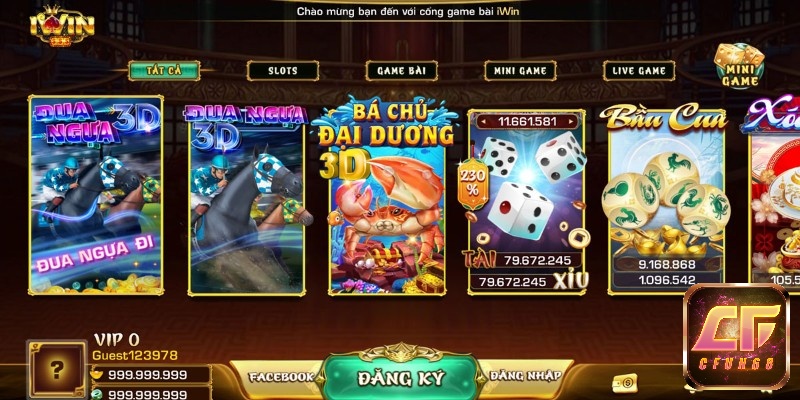 Kho game đa dạng và hấp dẫn tại iwin