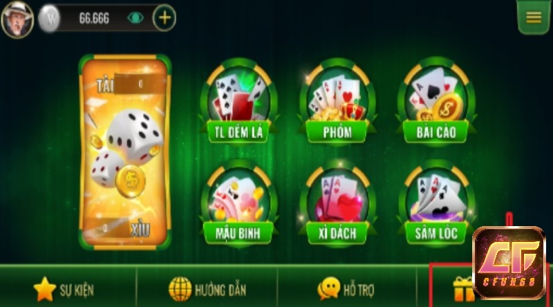 Hệ thống game bài đa dạng tại sân chơi IWIN66