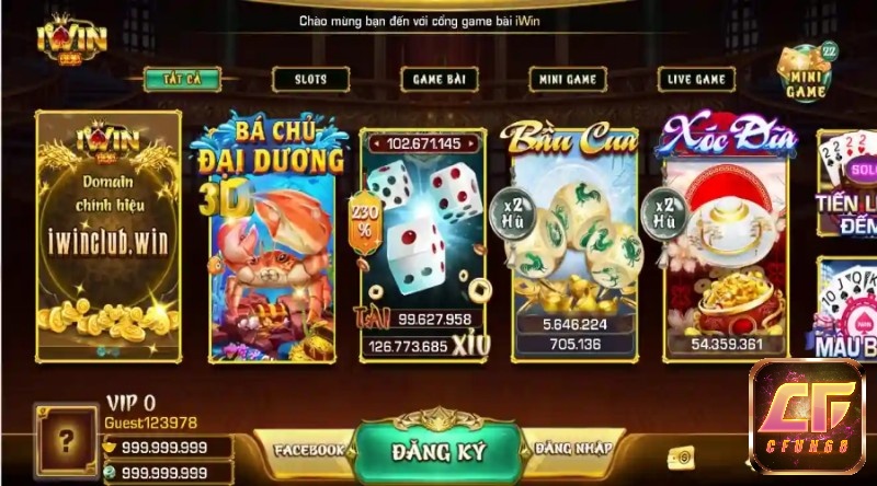 Hệ thống game đỉnh cao tại sân cược IWINClub ICU