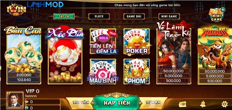 tai iwin online – Trải nghiệm game cực chất cùng iwin68