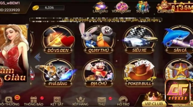 Tại Twin IOS mang đến kho game cực chất cho cược thủ