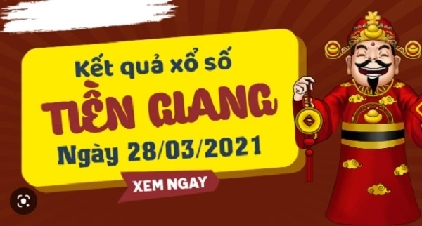 Xổ số tiền giang 28/3/2021- Kết quả xổ số mỗi ngày với cfun68.in