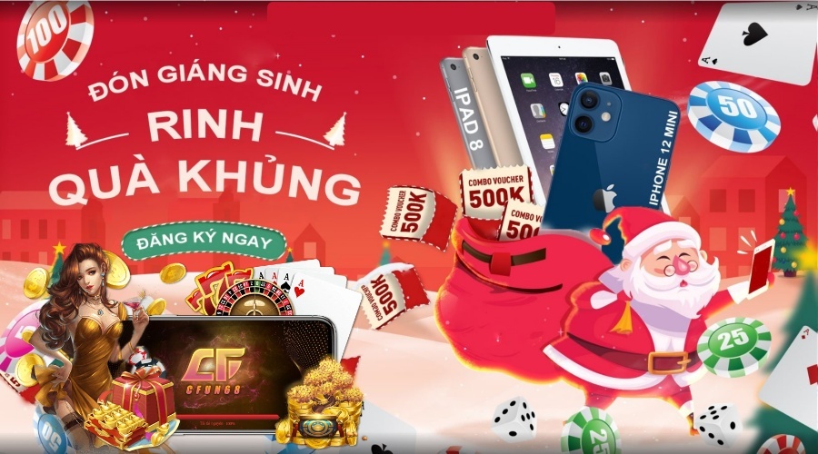 Giangsinh Cfun68 – Sự kiện khuyến mãi hấp dẫn tri ân cược thủ