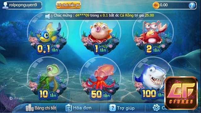 Game bắn cá chơi cực đã