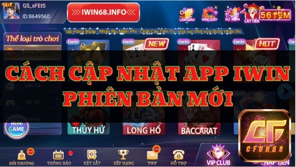 Hướng dẫn cập nhật iwin mới