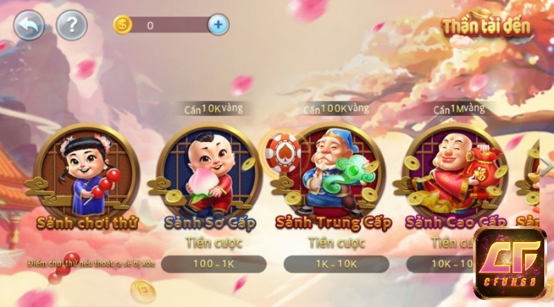 Đa dạng phòng chơi game dat bom thu lì xì tại Cfun68